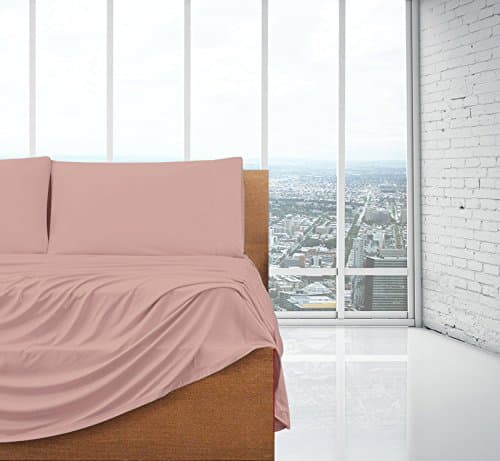 SHEEX Drirelease Sheet Set with 2 Pillowcases, Silky-Smooth for Better Sleep, Pink, Queen