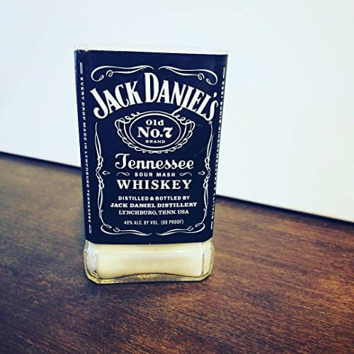 Campfire Upcycled Jack Daniel's Bottle Candle