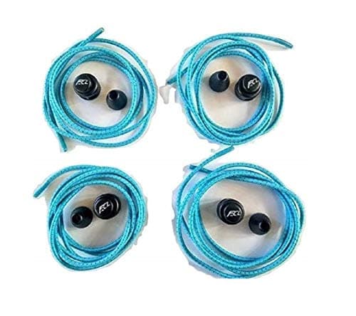 No-tie Reflective Elastic Button-Lock Shoelaces (2 Pair)