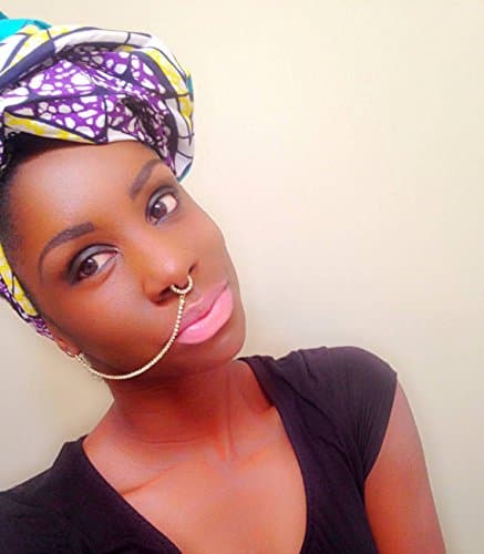 Rhinestone Faux Septum Chain