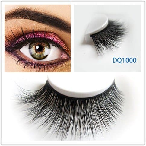 44 Model LUXURY 3D Mink Natural False Eyelashes Extensions 100% Hand Made 1Pair (DQ1000)