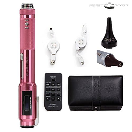 [GENIETECH] SMART G-SCOPE 10X-250X LED Lighted Auto Focus Digital Microscope &amp; Telescope Industrial Package - 8 Colors (G2: Pink)