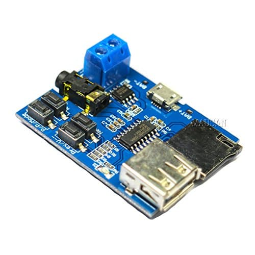 MAUSAN TF Card U Disk MP3 Format Decoder Board Audio Decoding Module With Amplifier 1Pcs New