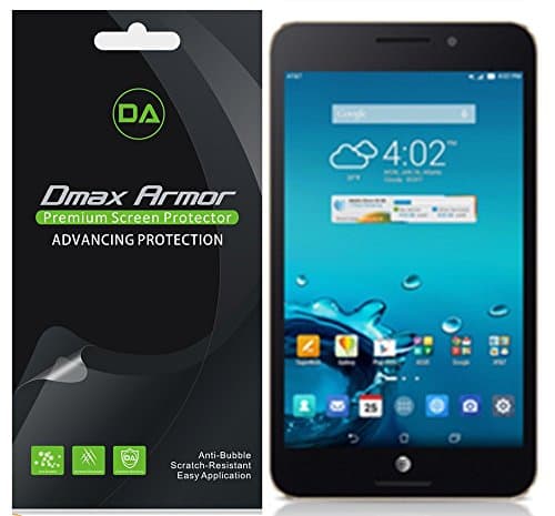 Dmax Armor [3-Pack] for Asus MeMO Pad 7 LTE (AT&T) Anti-Glare & Anti-Fingerprint Screen Protector