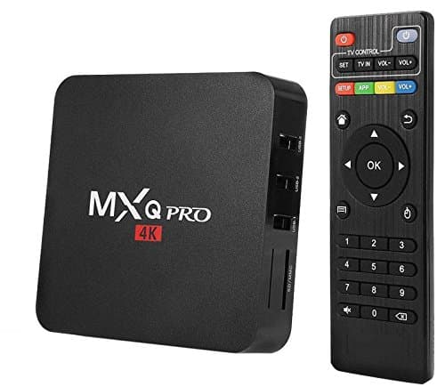 MXQ Pro TV Box Android 7.1, Smart Tv Box Quad Core 16.1 4K Ultra HD 1G/8G 64Bit Set Top TV Box with WiFi HDMI DLNA