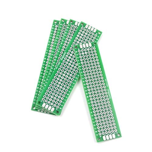 Double Side Stripboard Prototype PCB Universal Printed Circuit Board 5 Pcs