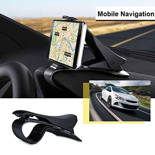 Car Phone GPS Holder，Gotida No Blocking for Sight,Durable Dashboard Cell Phone Holder Mount for iPhone 7/7Plus/6/6S Plus/Samsung,3.5-6.5 Inches Smartphones