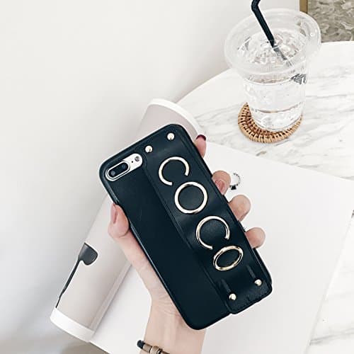 iPhone 6S Plus Case iPhone 6 Plus case COCO New Elegant Luxury PU Leather Cover Case For Apple iPhone 6 Plus iPhone 6S Plus (Black)