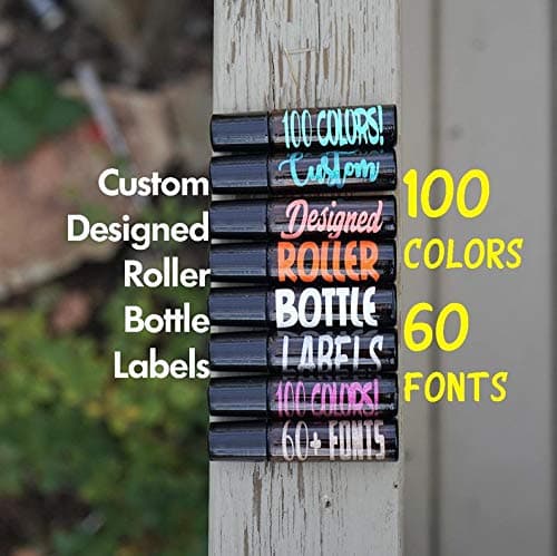 Custom Roller Bottle Labels 10 Ml Roller Bottle Stickers Essential Oil Labels Roller Bottle Decals Glass Bottle Labels Decal ONLY