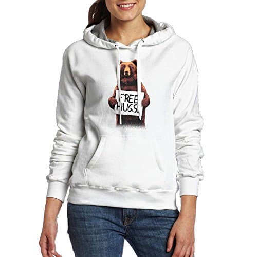 Free Hugs Form A Bear Unique Drawstring Lightweight Pockets \r\nWomens BTS Sweatshirt