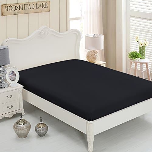 Fitted Sheet HIGHEST QUALITY Deep Pocket Brushed Velvety Microfiber 1800 Bedding, Breathable, Extra Soft and Comfortable - Hypoallergenic Wrinkle, Fade, Stain Resistant