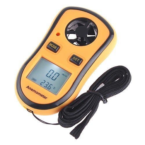 Manful E4worlds Pocket LCD Digital Anemometer Air Wind Speed Scale Gauge Meter Thermometer Gm8908 Ideal Tool for Windsurfing, Sailing, Fishing, Kite Flying and Mountaineering