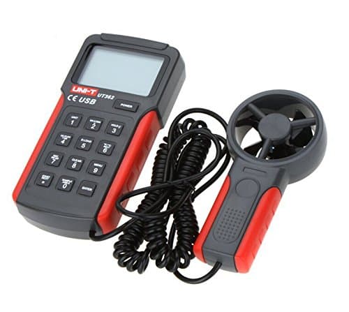 Smart Meter UNI-T UT362 Digital Tachometer LCD Display High Precision Anemoscopes w/ USB Interface Air Flow Meter Anemometer