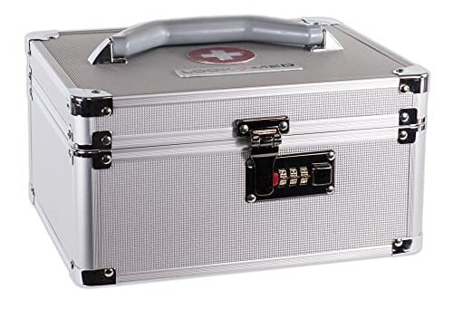 Lockmed Medium Combination Lockbox Size Approximately 10 (L) x 7.5 (W) x 5 (H) by Lockmed