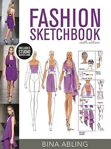 Fashion Sketchbook: Bundle Book + Studio Access Card