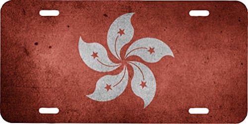 Hong Kong Flag License Plates