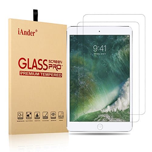 [2-PACK] iAnder iPad 9.7(2017) / iPad Pro 9.7 / iPad Air Tempered Glass Screen Protector [0.3mm Ultra Clear Scratch Proof High Definition]