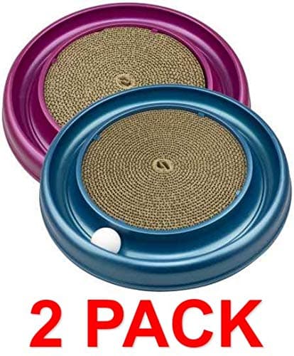 Bergan Turboscratcher Cat Toy (Assorted) (2 Pack Blank)