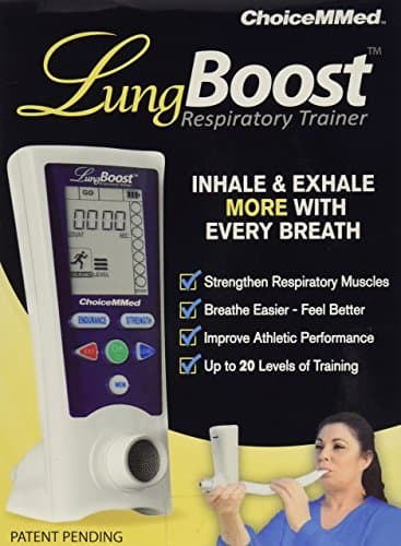 LungBoost ChoiceMMed Electronic Smart Lung Trainer to Improve Lung Capacity by LungBoost