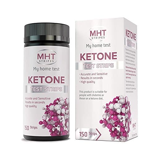 150 Count Advanced Ketone test strips by MHT STRIPES - Perfect for Ketogenic Diet and Diabetics