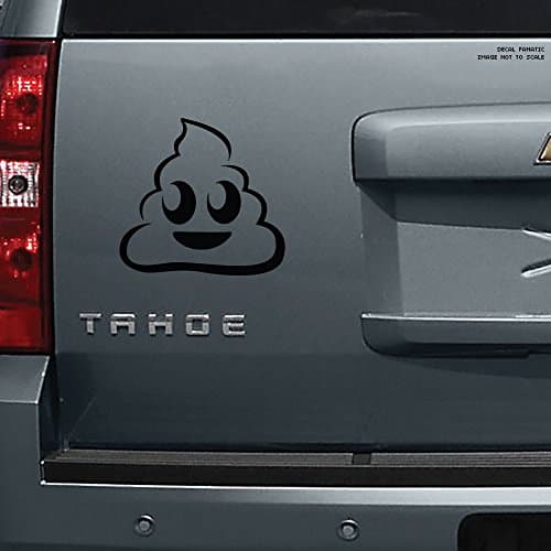 Poop Emoji Decal - 6"