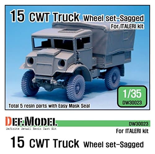DEF Model 1:35 WW2 15 CWT Truck wheel set for Italeri #DW30023
