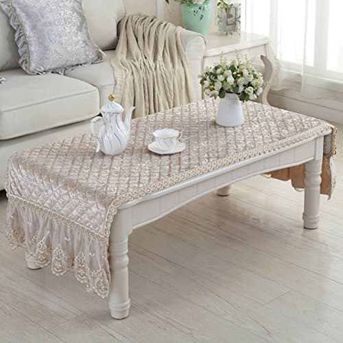 European style/tablecloth /fabrics / table cloth/ round table cloth/rectangle/table runner/[rural]/tea table cloth/ refrigerator cover-E 60x120cm(24x47inch)