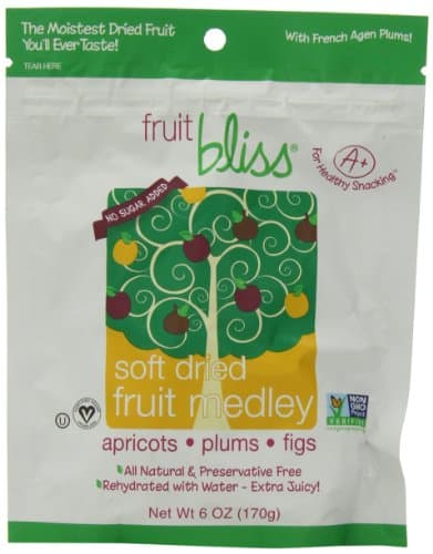 Fruit Bliss Soft Dried, Fruit Medley, 6 Ounce