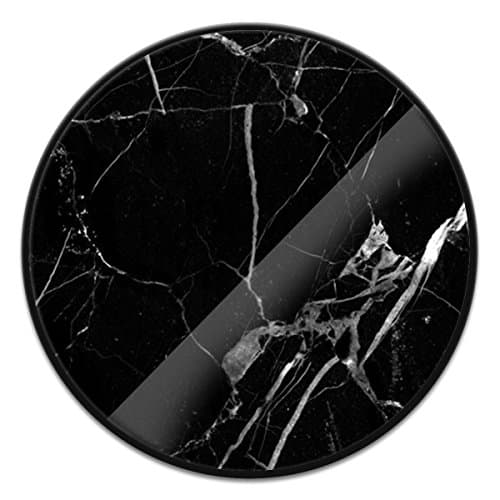 Customized Expanding Stand Pop Grip Mount Holder Sockets for iPhone,Smartphones and Tablets - Black Marble White