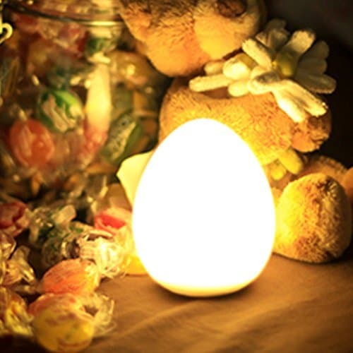 Egg Night Light Mood Light Nursery Light Bedside Lamp Decorative Light Mosquito Repeller Waterproof Pool Light Color Changing Light Role Poly DIY Toy Drawing for Baby Kids Children