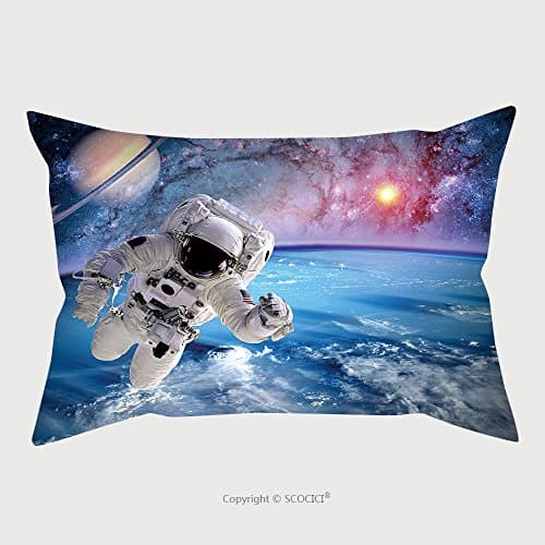 Custom Microfiber Pillowcase Protector Astronaut Spaceman Outer Space Planet Saturn Earth Sun Universe Elements Of This Image Furnished 298517543 Pillow Case Covers Decorative