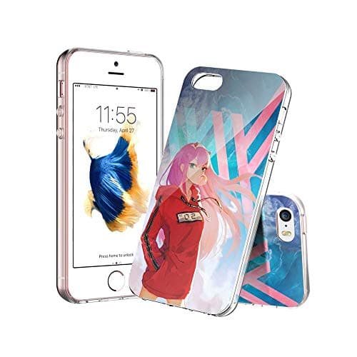 GYU iPhone SE Case, iPhone 5S Case, Slim Soft TPU Case Flexible Silicone Cover for iPhone SE/iPhone 5S/iPhone 5 Transparent (A)