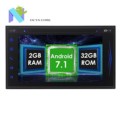 Eincar Car DVD Player Android 7.1 Nougat OS OCTA-CORE 2GB+32GB 2 Din 6.2 Touch Screen Car Stereo Head Unit GPS Sat Navi Support Fast-boot/Bluetooth/3G WiFi/Mirror Link/Radio