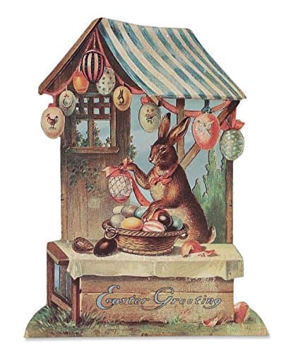 Bethany Lowe Easter Bunny Rabbit Dummy Board 12" x 9 1/4"