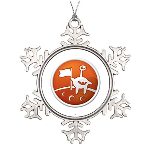 SamMask Large Christmas Tree Decorations Spore Snowflake Ornament