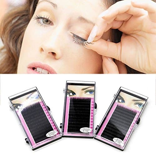 doll2u Makeup Individual False Eyelashes Thick Curl Eye Lash Extensions 8/10/12mm#10mm