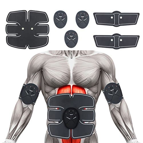 Abs Stimulator Ultimate Abs Stimulator Muscle Trainer Ab Stimulator for Men Women Abdominal Work Out Ads Power Fitness Abs Muscle Training Gear ABS Workout Equipment Portable Stimulator Abs Belt