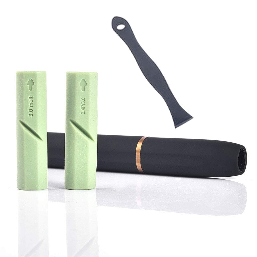jiulonerst 1Set Silicone Plug Cleaning Brush Tools Clean Protector Kit, Suitable for 2.4/3.0 Heater Electronic Cigarette