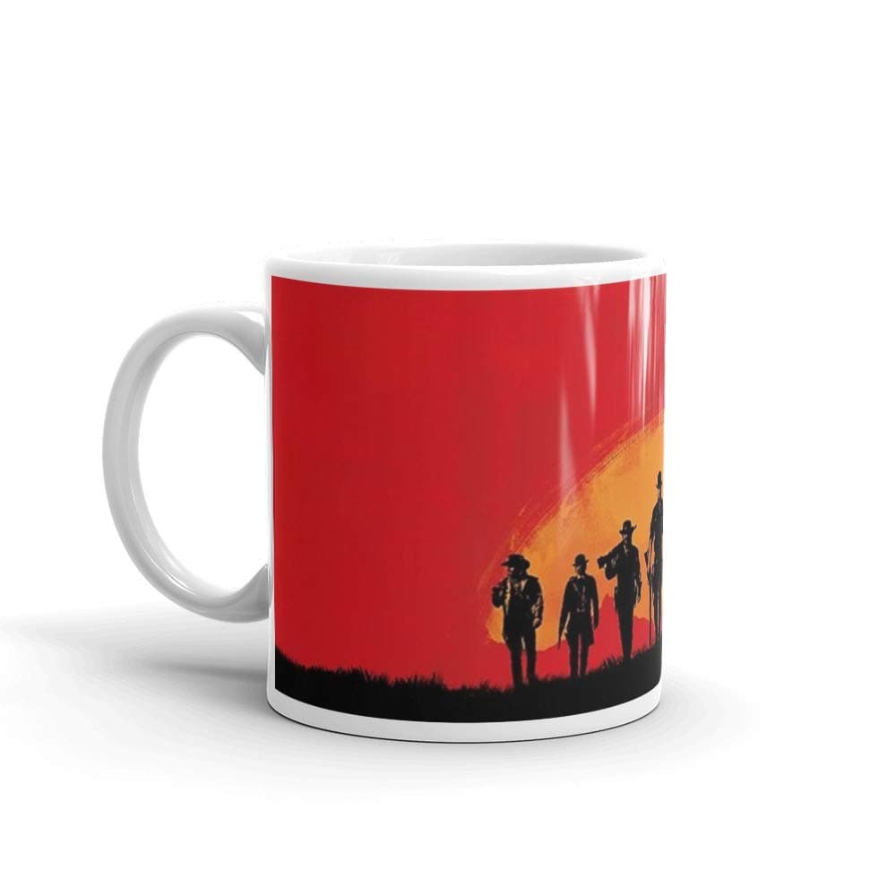 Red dead redemption 2 Mug 11 Oz White Ceramic