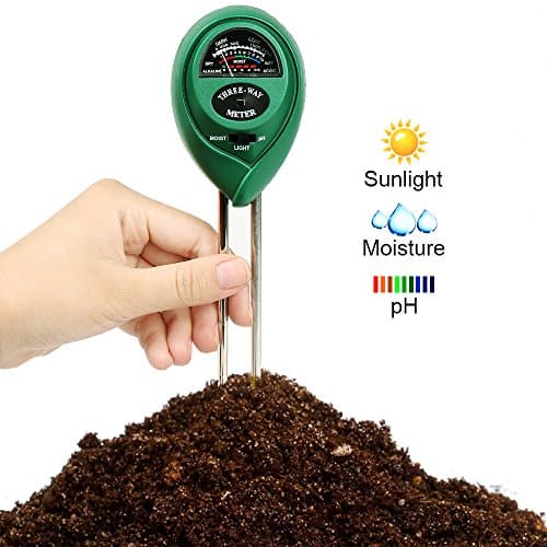 [Upgrade Version]3-in-1 Soil pH Meter, Siasky Soil Tester Moisture Meter for pH, Light and Moisture, Plant Soil Tester Kit for Potted Plants, Lawn &amp; Farm (No Battery Needed)