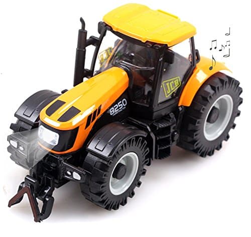 Niubai Pull Back Tractor Model Alloy Metal &amp; Plastic Toy Cars with Sound Music for Children Gift