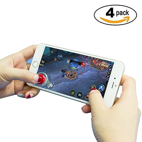 [4 Pack] Mobile Joystick Video Game Controller Touch Screen Joypad for Smartphone Tablet