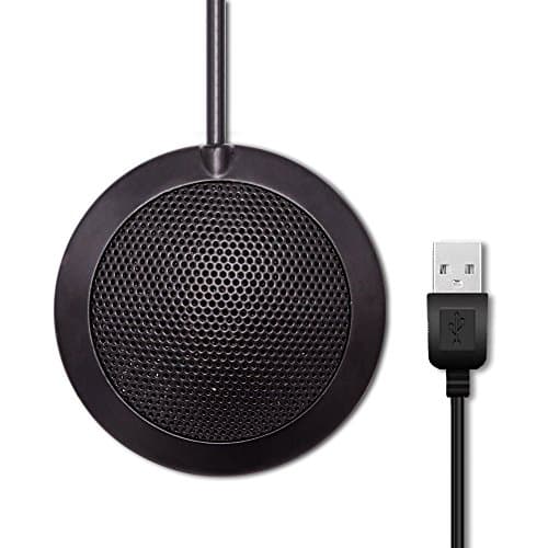 Conference Microphone Boundary Mic Omnidirectional Computer Microphone for Recording,Gaming,Skype,Chatting