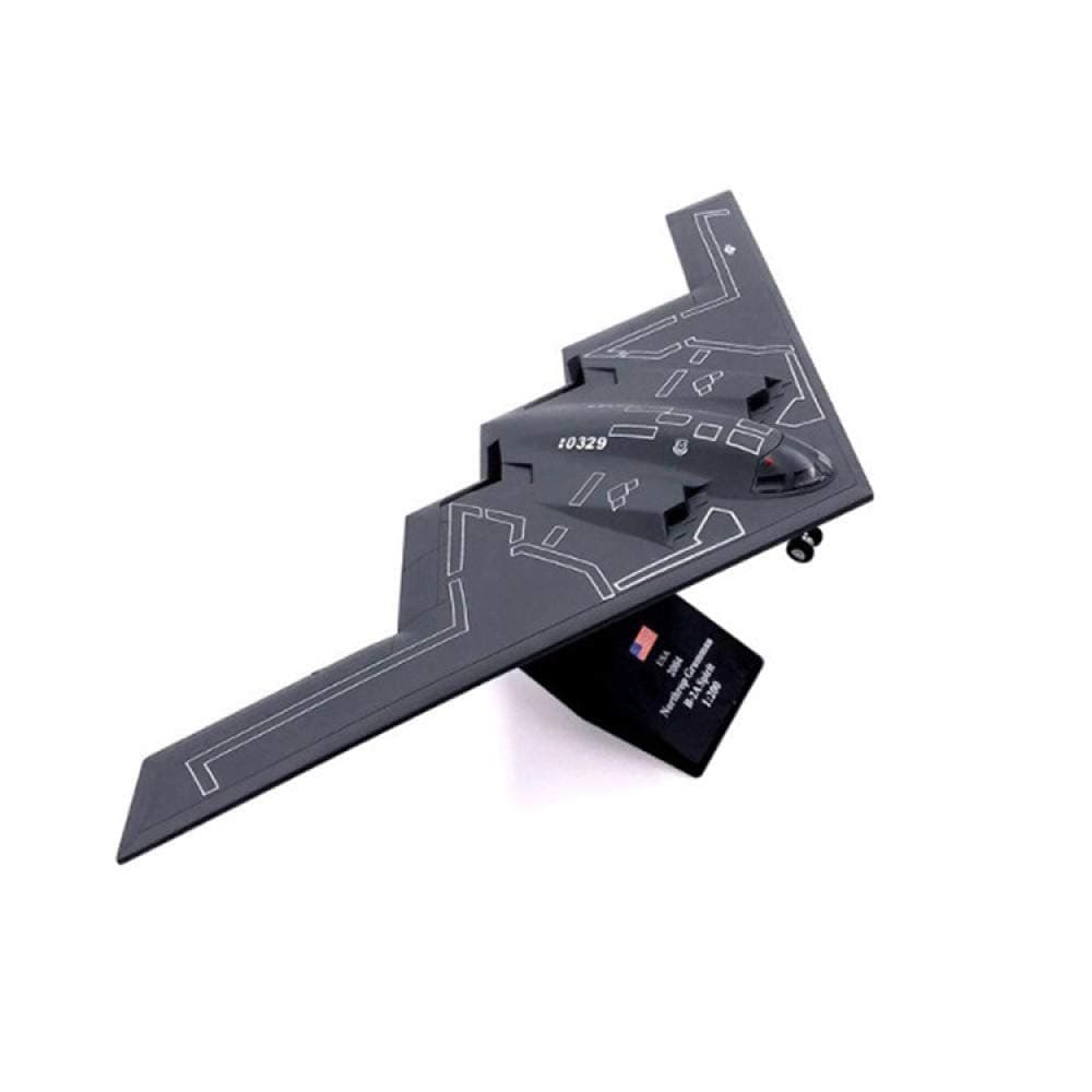 QLRL U.S. Air Force Ghost B2 Strategic Stealth Bomber Combat Aircraft Alloy Model Die-Casting 1/200 Metal Aircraft