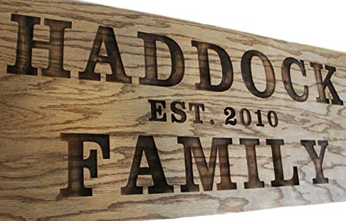 Rustic Name Sign Wedding, Custom engagement or anniversary gift / present - large 3D wood sign Custom signage Family, Engraved Home décor wall sign, wall plaque