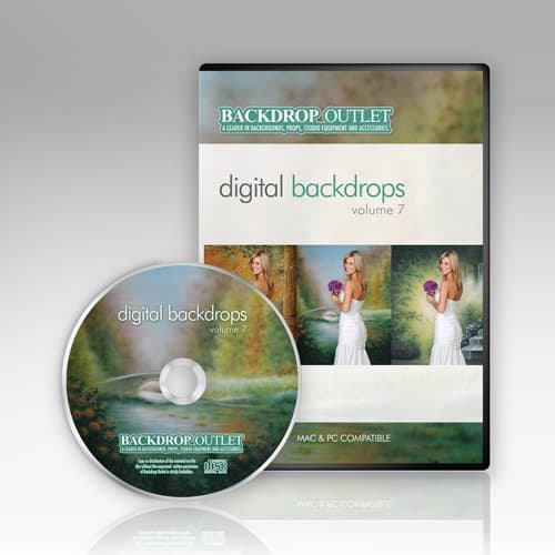 Digital Backdrops Cd By Backdrop Outlet Volume 7 Mac & Windows