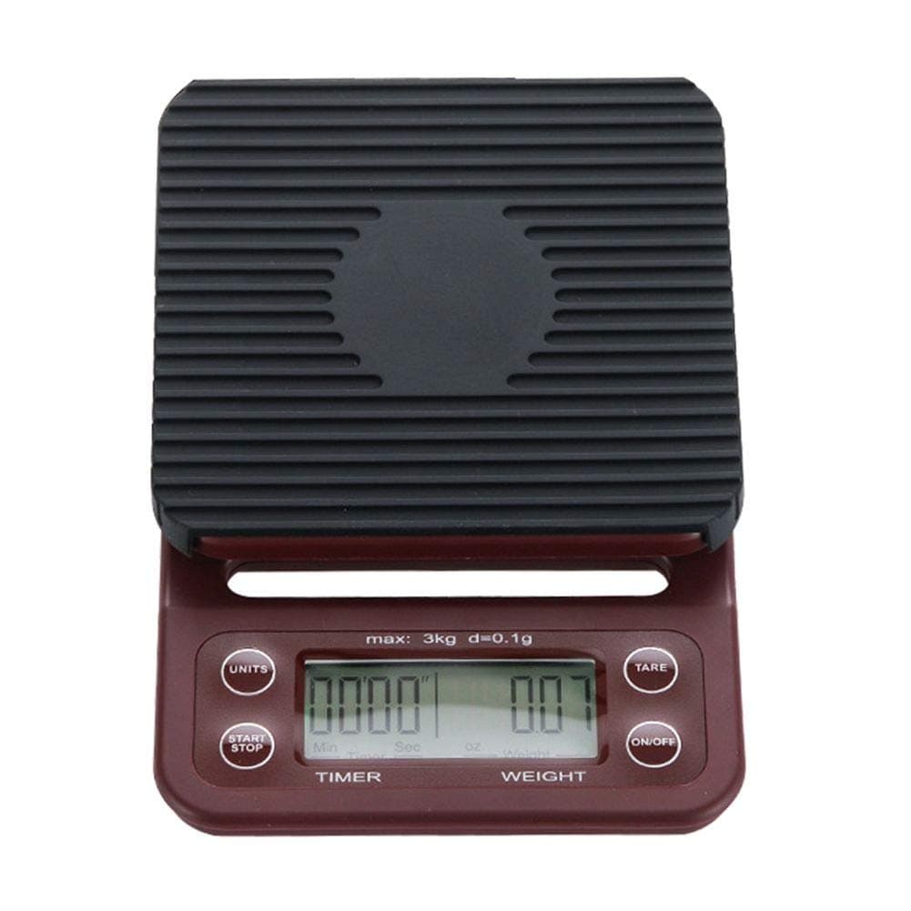 QKa Digital Kitchen Scale Portable Electronic with Timer LCD Digital Kitchen Coffee Weighing tool libra Precision Jewelry