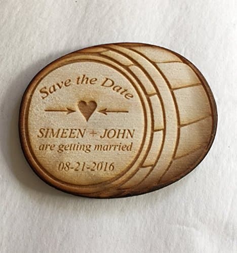 25 Barrel Save the Date Magnets - Wedding