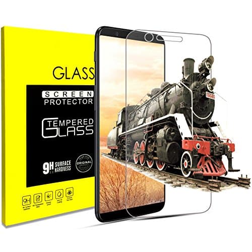 OnePlus 5T Screen Protector, [2 Pack ][Bubble-Free] [9H Hardness] [Easy Installation] [HD Clear] Tempered Glass Screen Protector for Oneplus 5T