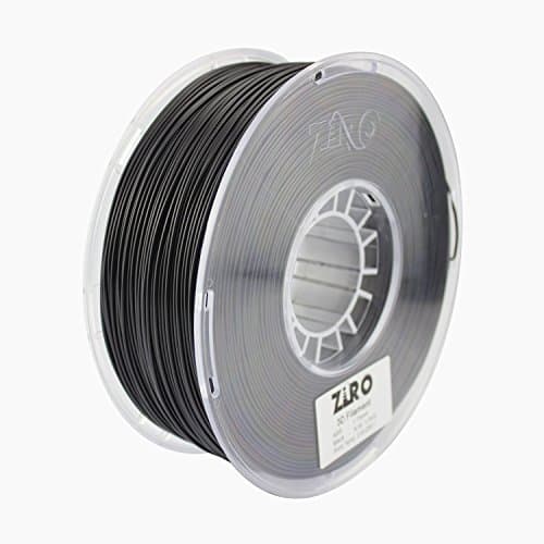 ZIRO 3D Printer Filament ABS 1.75 1KG(2.2lbs), Dimensional Accuracy +/- 0.05mm, Black